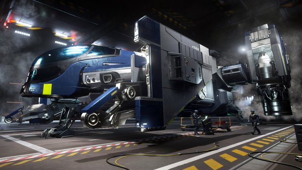 With the Cutlass Blue you can transport up to twelve prisoners at the same time in Star Citizen.