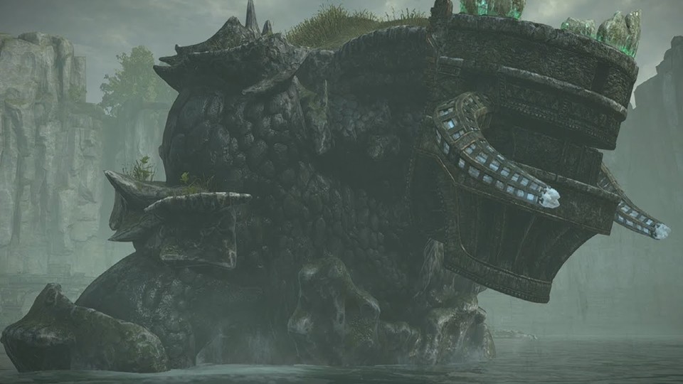 The Shadow of the Colossus remake also had a secret door.